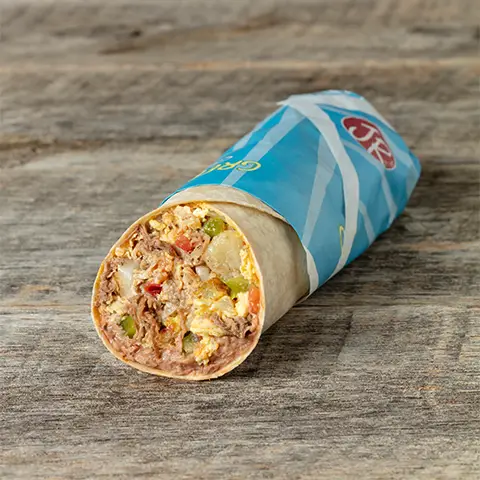 Miguel's Jr. Breakfast Machaca Burrito